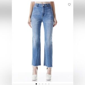 Alice + Olivia Coin Pocket Ankle Jean (Size 25)